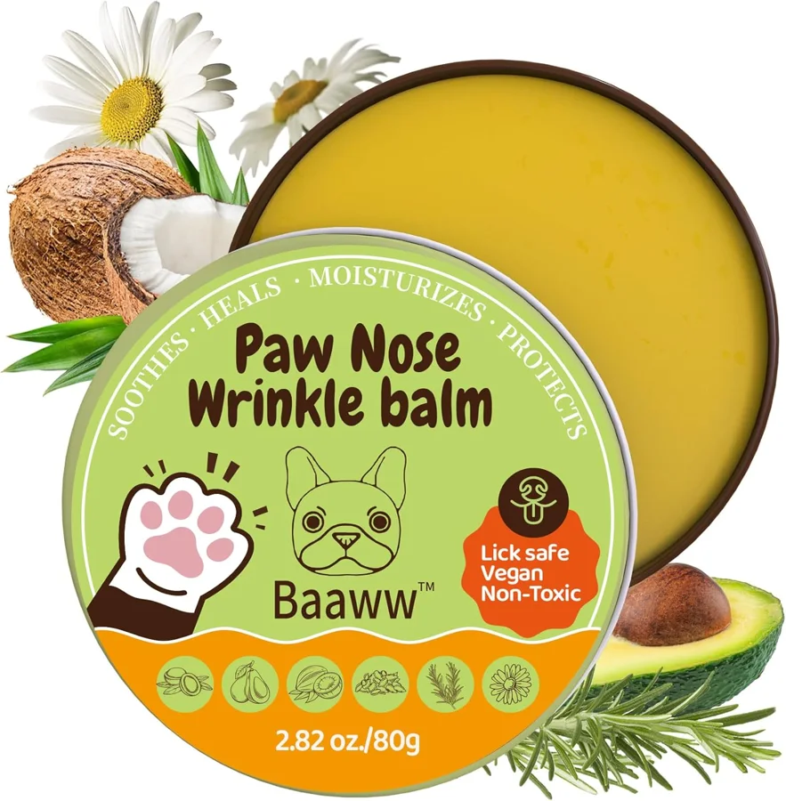 Baaww Paw, Nose & Wrinkle Balm, 80 g tin